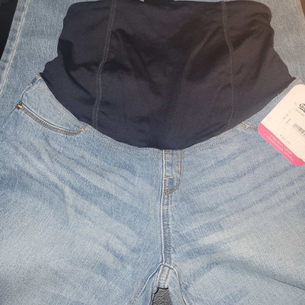 Women's Light Blue Maternity Jeans